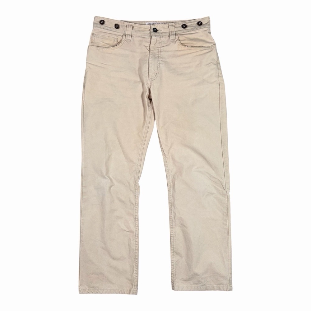 C.C Filson Vintage Guide Chino Pants Cotton Trousers 31x34(27) Made In USA Beige